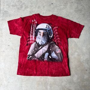 The Mountain American Eagle Tee tye Dye USA mens size XL